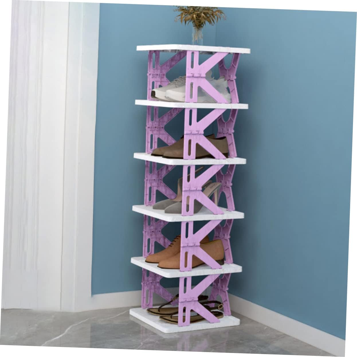 Shoe Rack Organizer Folding Shoes Rack for Dormitory for Bedroom Closet Storage