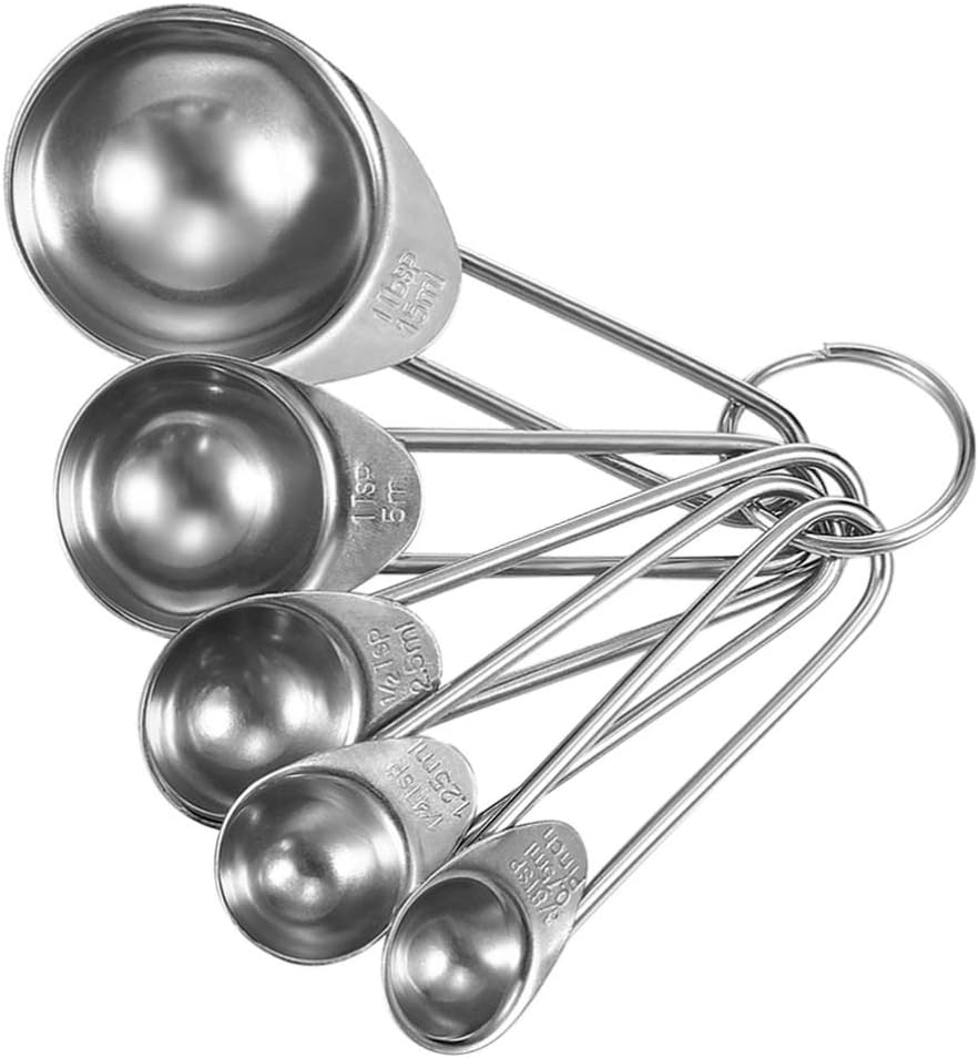 Measuring 5pcs Measuring Spoons Set, Stainless Steel Baking