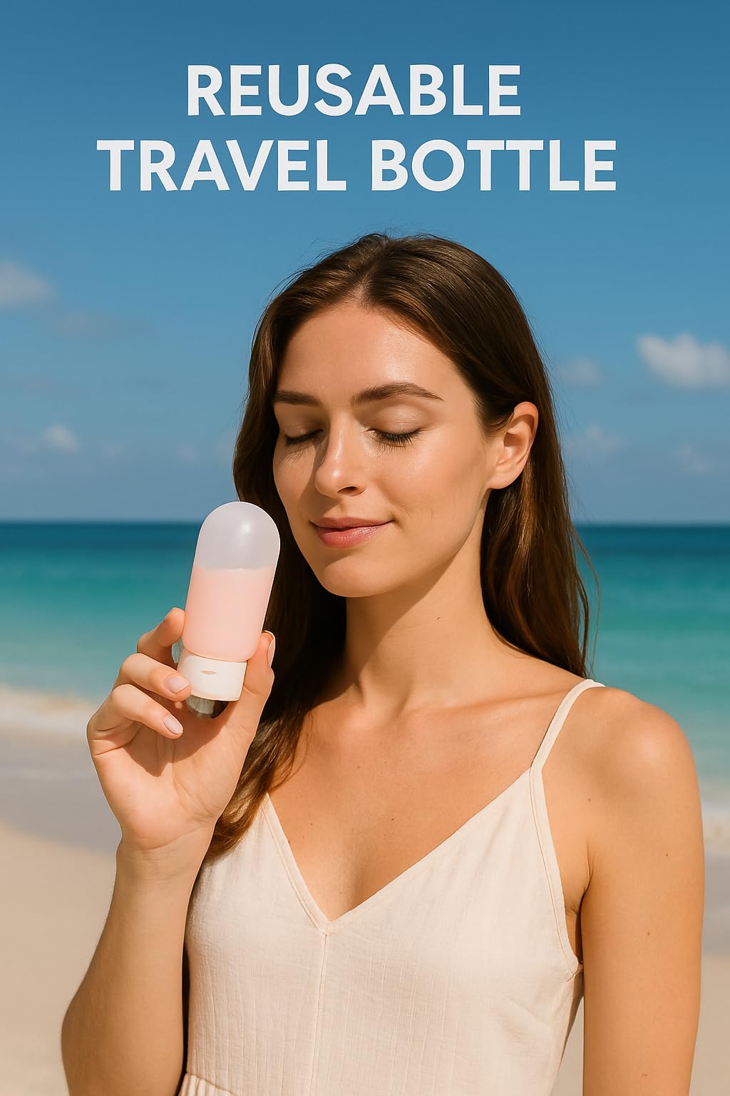 Nibbler Pack of 3 Travel Bottle Kit for Toiletries, Leak Proof Travel Size Bottles, Travel Containers with Bag Refillable, Empty Bottles Set for Lotion Shampoo, Conditioner Liquid, BPA Free - Image 2 thumbnail