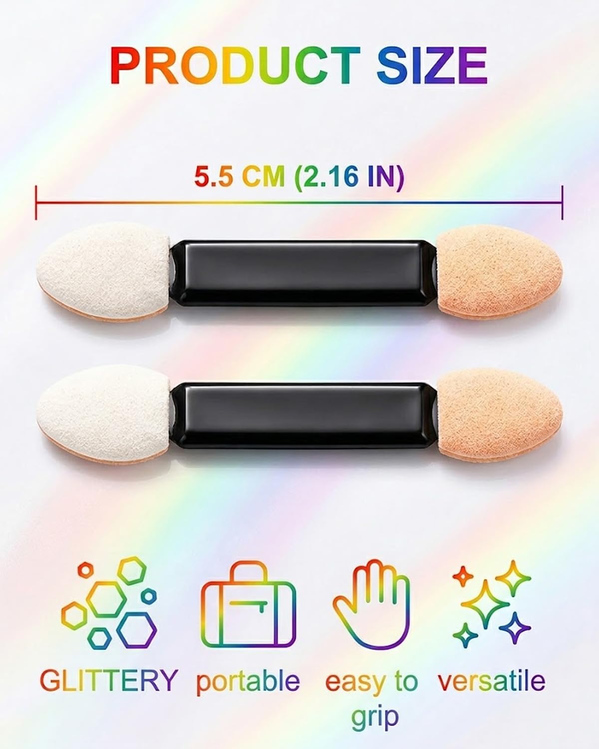 Brillantini Paillettes Glitter 12 Colori con 2 Pennelli - Set per Trucco Viso, Corpo, Capelli. Ideale per Festival, Carnevale, Feste & DIY Creativo.