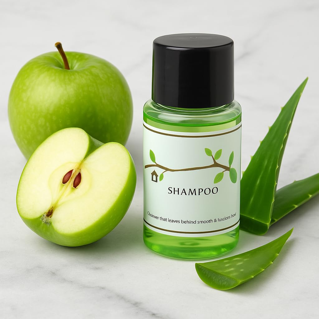 Purely Serene Hotel Shampoo 20ml Bottles Pack of 100 | Mini Travel Size | Individually Packed Guest Amenities for Hotels, Resorts, PG, Airbnb 2