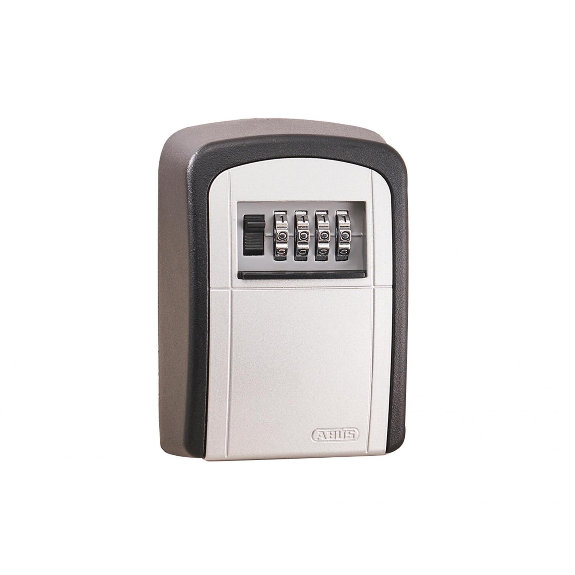 ABUS KeyGarage 707 Wall Mounted Key Box for up to 7 Keys or Small Valuables Black/Silver | Aluminium housing, 4-digit code, wall mounting inside and outside, 88 x 120 x 39 mm, up to 4 plastic cards-picture-28