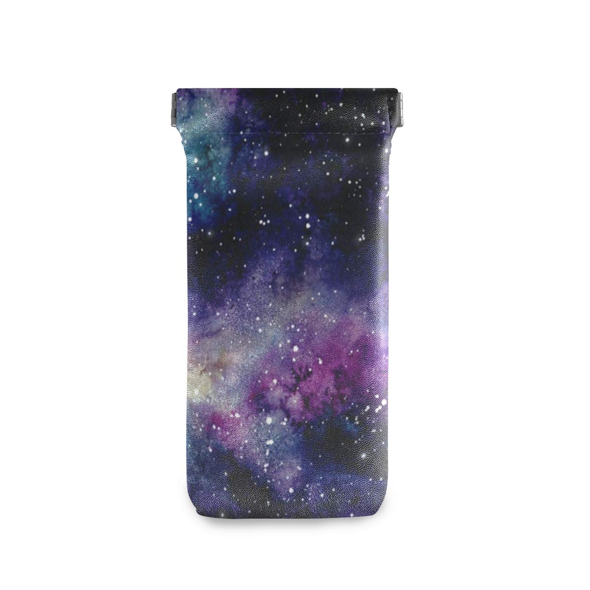 Soft Anti-Scratch Glasses Case Halloween Orange Pumpkins Portable Squeeze Top Leather Eyeglasses Pouch Sunglasses Bag