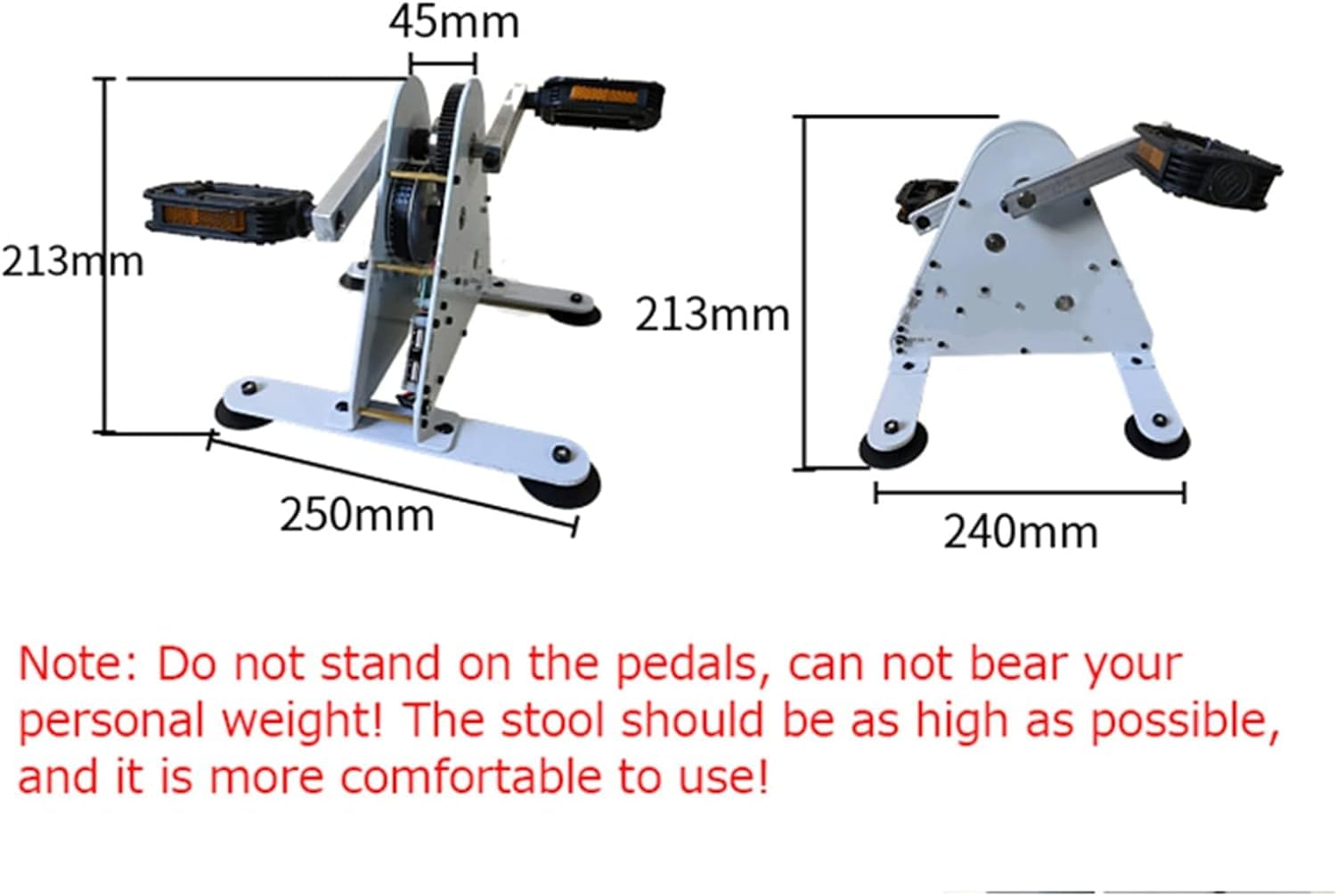 Podwójne wyjście USB DIY generator fitness 50 w/100 w ręczny generator przenośny generator pedałów generator ręczny