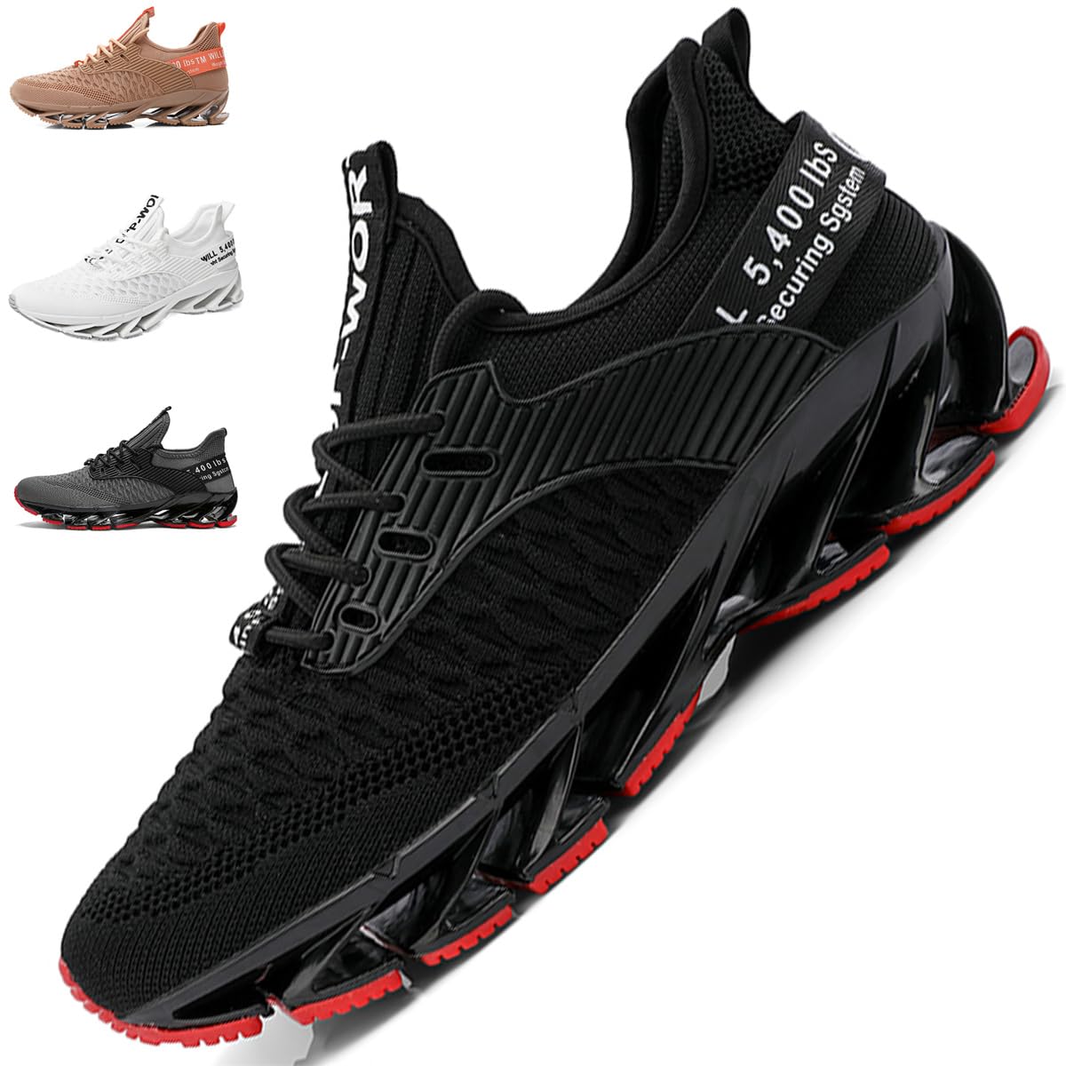 Hombre Mujer Zapatillas de Deportivas Ligero Transpirables Running Gimnasio Fitness Atlético Casual Sneakers Multicolor EU 36-46