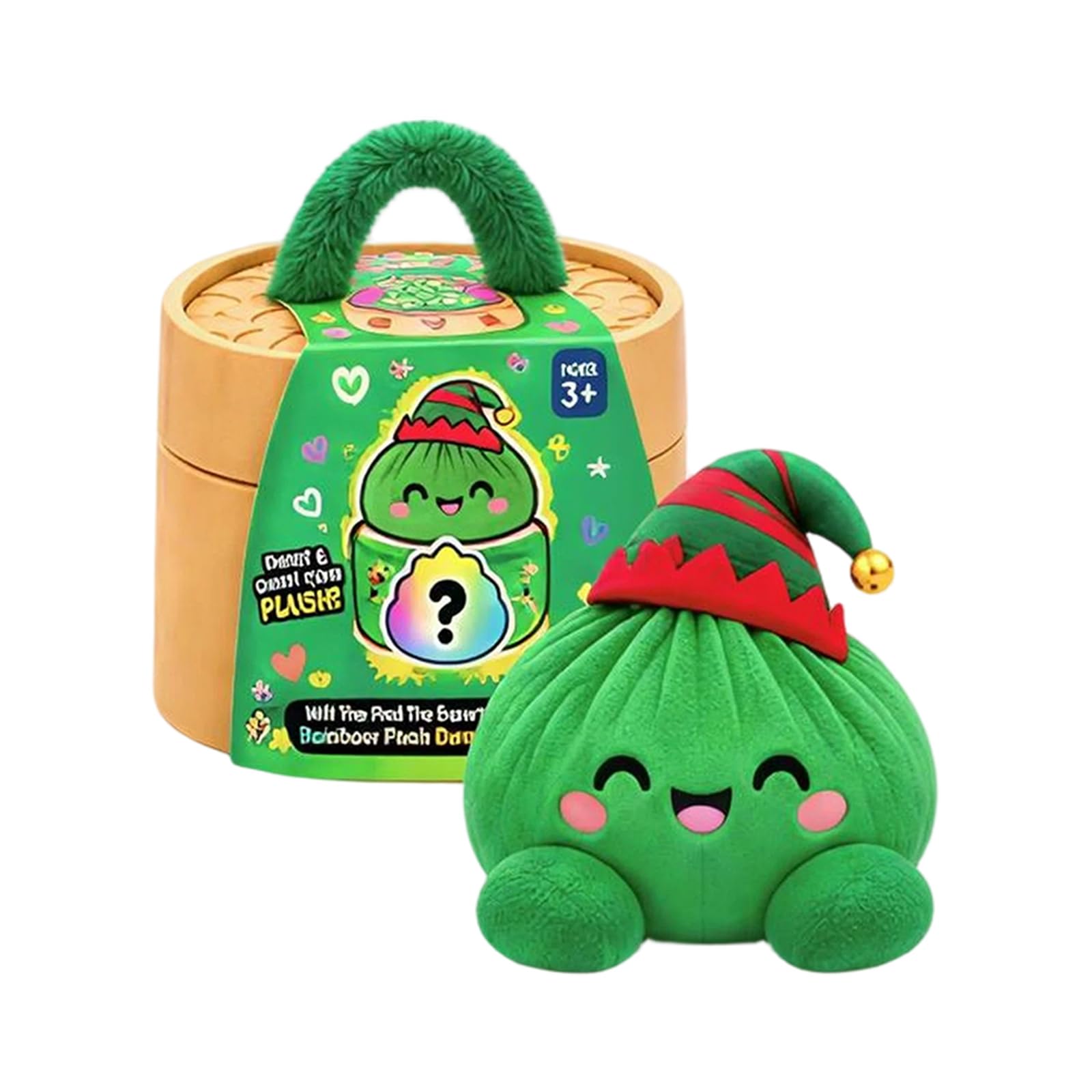 Squishy Dumpling Cute Plush Christmas Giant Dumpling Squishy Mystery Dumplings Halloween Dumplings Squishies Toy Large Fidget Buns Toys Rainbow Blind Box Adult