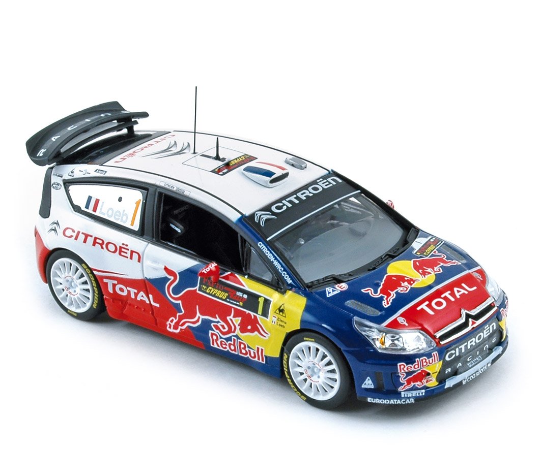 Norev - 155423 - Véhicule Miniature - Citroën C4 Wrc - Winner Rallye de Chypre 2009 - Loeb / Elena - Echelle - 1/43e