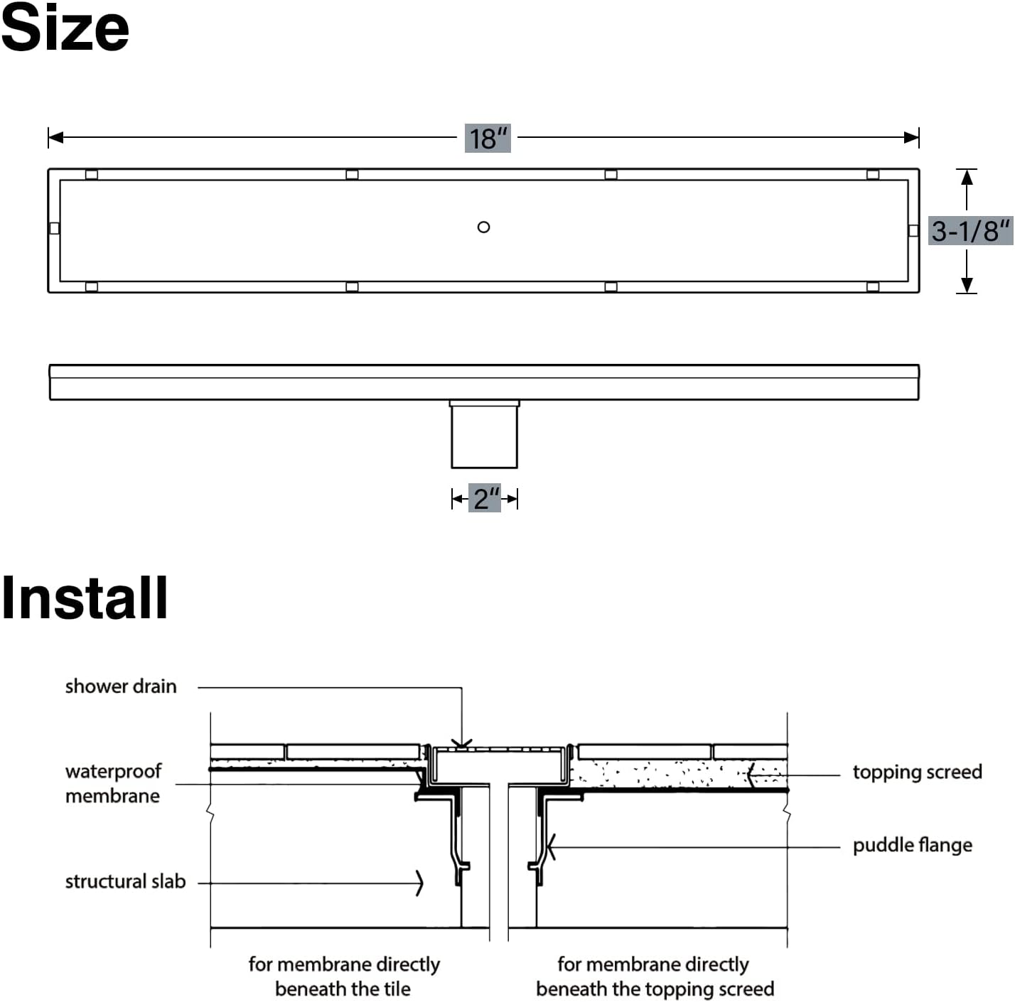 Nеw Arrіvаlѕ Naiture Brushed Stainless Steel 18 Tile-in Linear Shower Drain Amаzіng 🔥 Naiture Brushed Stainless Steel 18 Tile-in Linear Shower Drain
