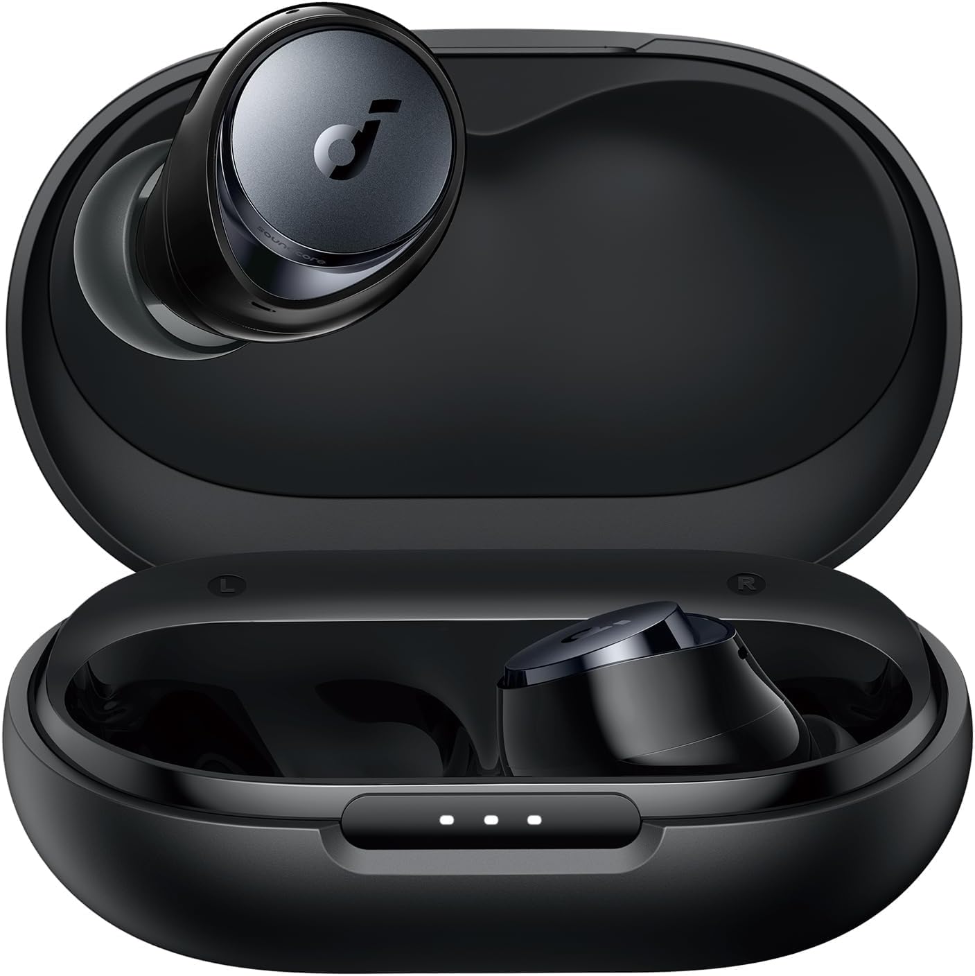 Soundcore by Anker Space A40 Auto-Adjustable Active Noise Cancelling Wireless Earbuds, Reduce Noise by Up to 98%, 50H Playtime, Hi-Res Sound, Comfortable Fit, App Customization(Renewed)