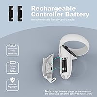 Vista 7 de AMVR Base de carga mejorada para MetaOculus Quest 2 soporte de pantalla de auriculares y estación de montaje de controlador con carga magnética