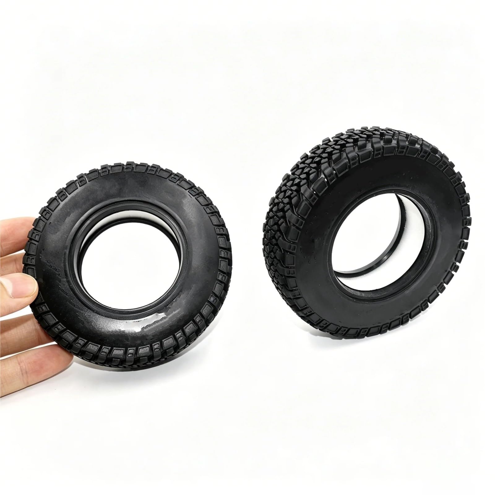 Accessori Modellismo RC Pneumatici Da 1.9 Pollici 95mm 2 Pezzi In Gomma Per Traxxas Per TRX4 Per Defender Per AXIAL Per SCX10 D90 Per Camel Cup Per Capra 1/10 RC Parti Automobili
