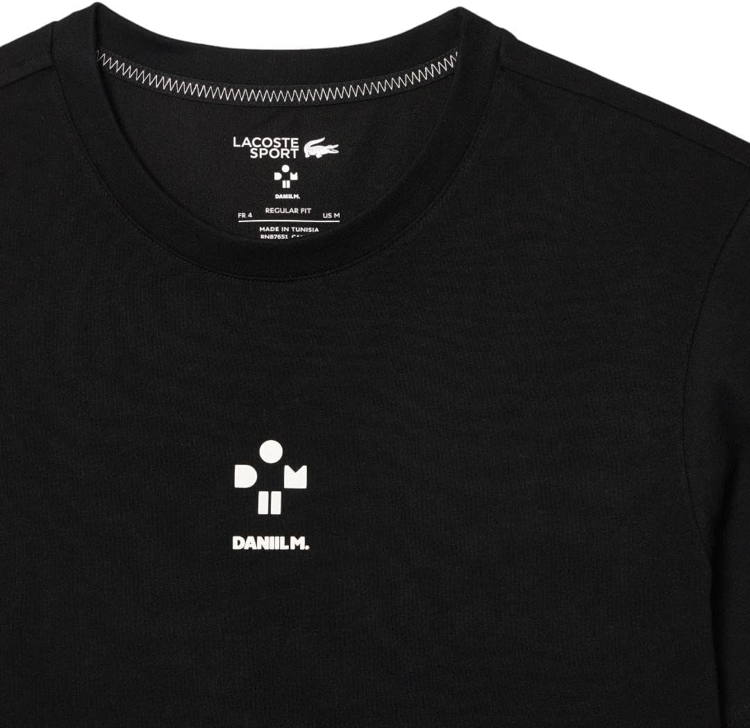 Lacoste Mens Tennis X Daniil Medvedev Ultra Dry T-Shirt - Image 7