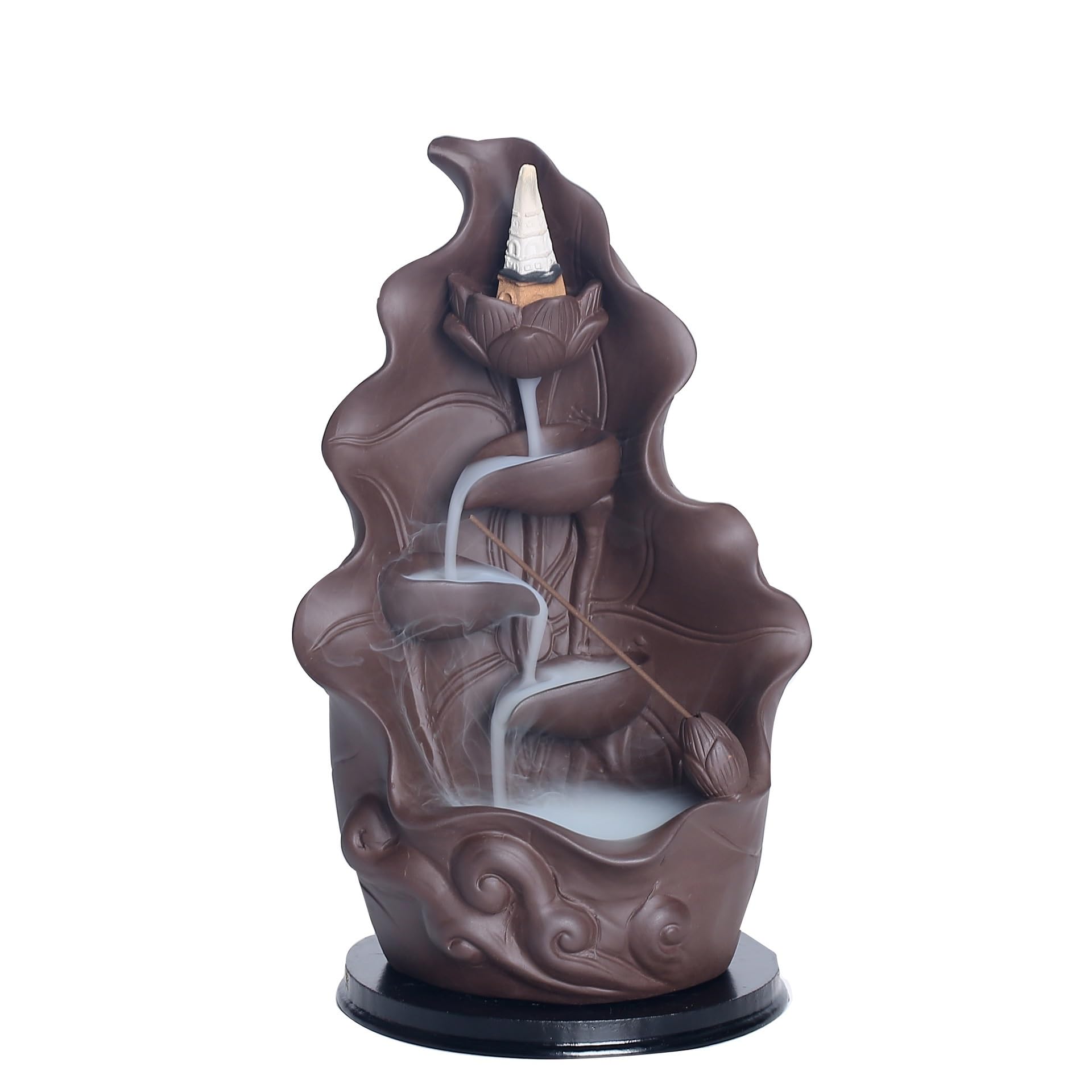 Incense Holder Base Backflow Incense Burner Ornaments Zen Home Indoor Fortune Creative Large Aromatherapy