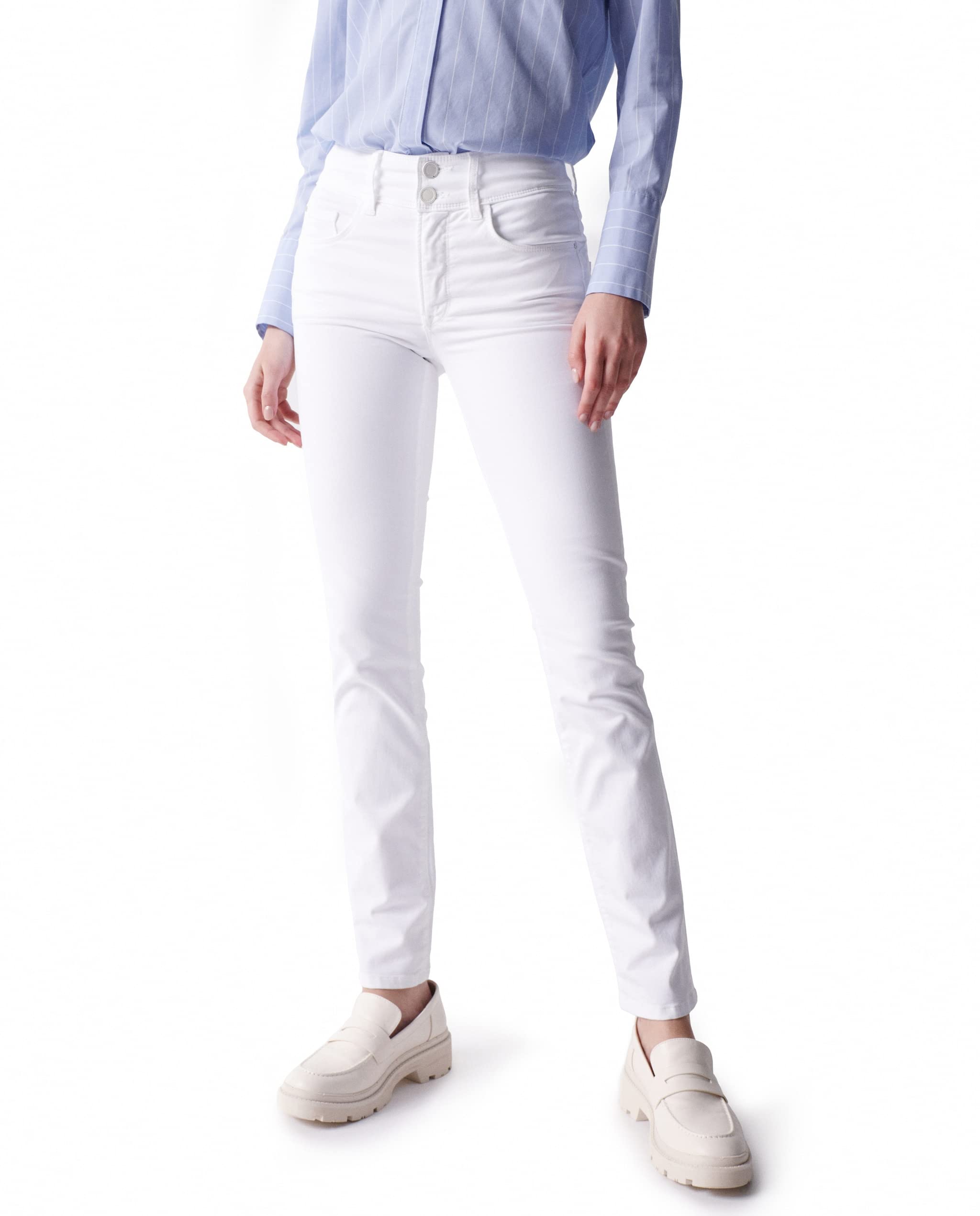 Salsa Women's White Secret Push In Slim Jeans