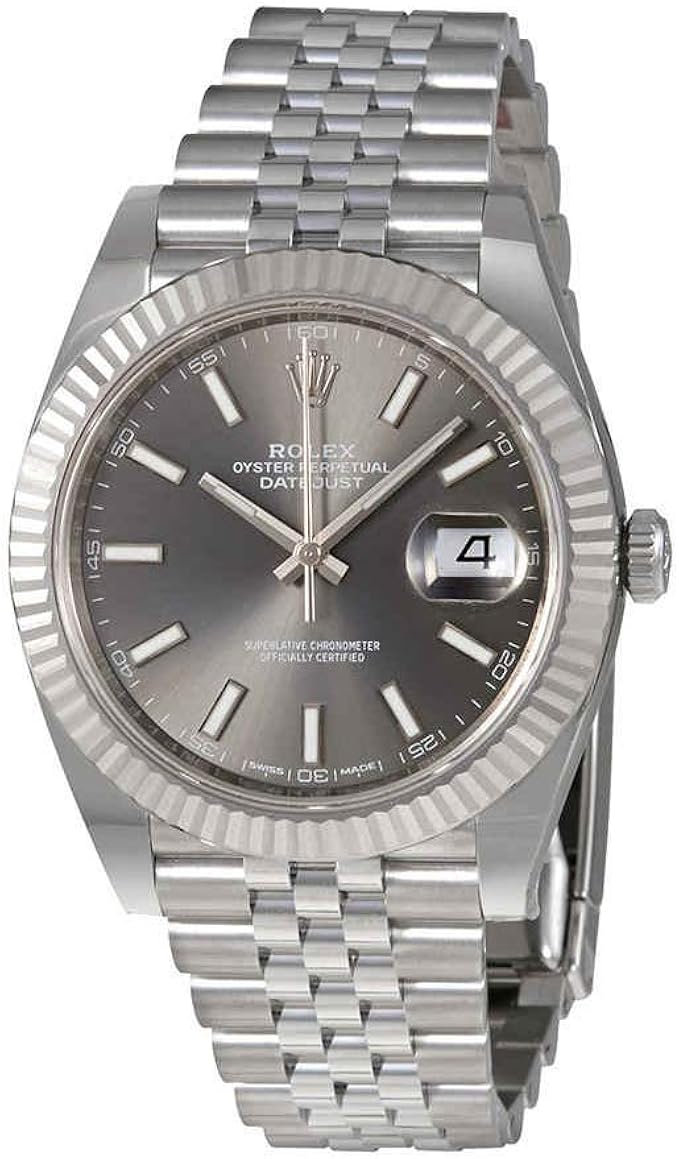 Amazon.com: Rolex Datejust Dark Rhodium Dial Automatic Men's Jubilee Watch  126334RSJ : Clothing, Shoes \u0026 Jewelry