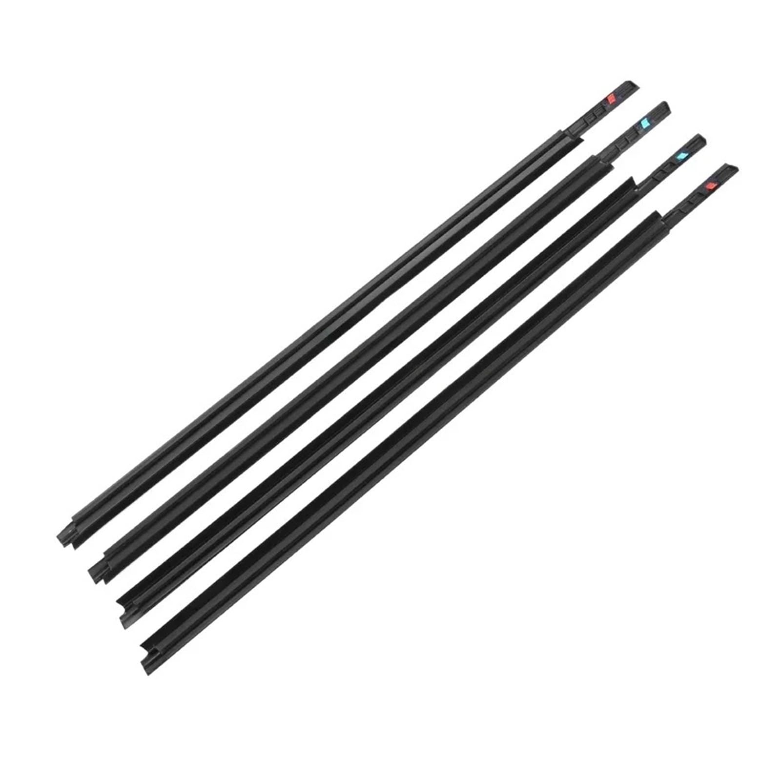 Sifusm One Color Rubber Seal 4Pcs Car Window Weatherstrip For Suzuki Sx4 Hatchback 2007-2014 Waterproof Glass Pressure Seal Strip Belt Trim 83811-56K00-000 Strip