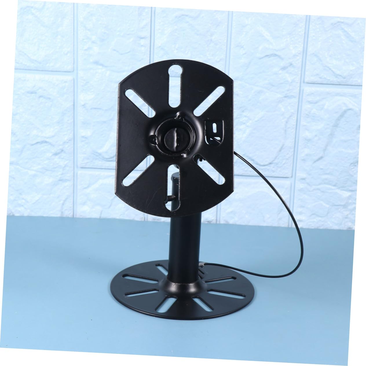 Uonlytech Soporte 2 Negro Piezas para Altavoces de Acero Pared