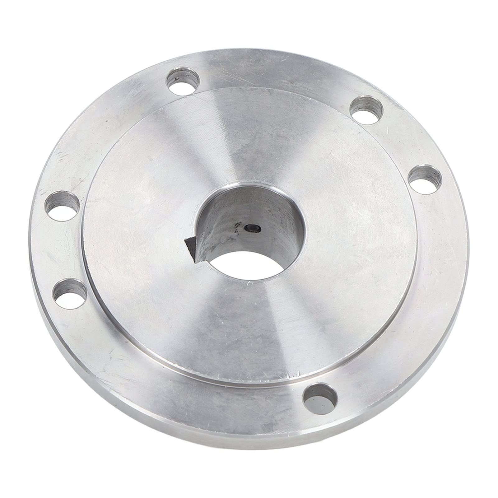 KIMISS Conexión de Brida de Torno de Brida de Chuck para K11-125, -125, K72-125 Instalación Duradera de Acero de Manganeso