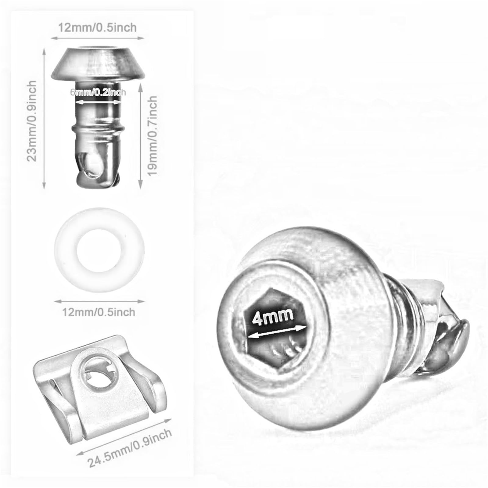 Für Yamaha Moto Montageschrauben