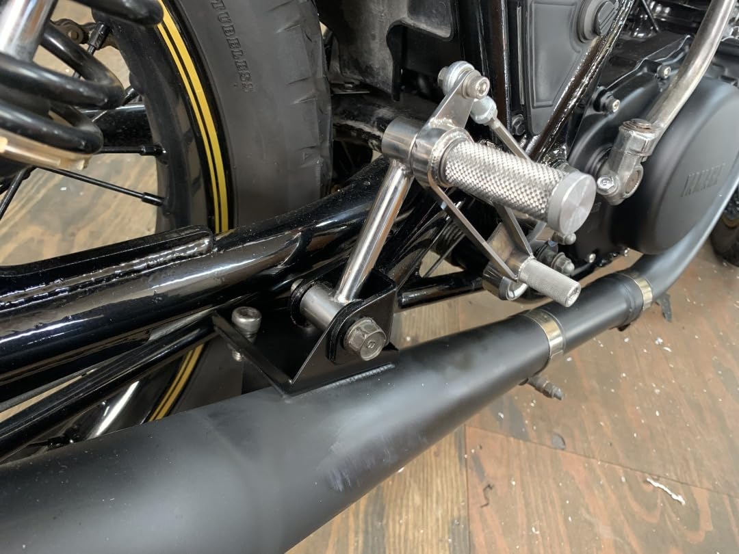 Amazon.co.jp: SR400用 マフラーステー ペイトンプレイス製バック 