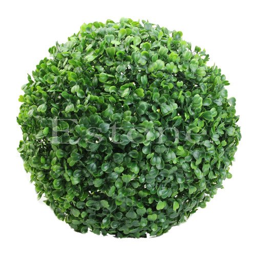 EdricShop 30CM Artificial Plant Ball Tree Boxwood Wedding Event Home Outdo Ation - (Color: 30CM)