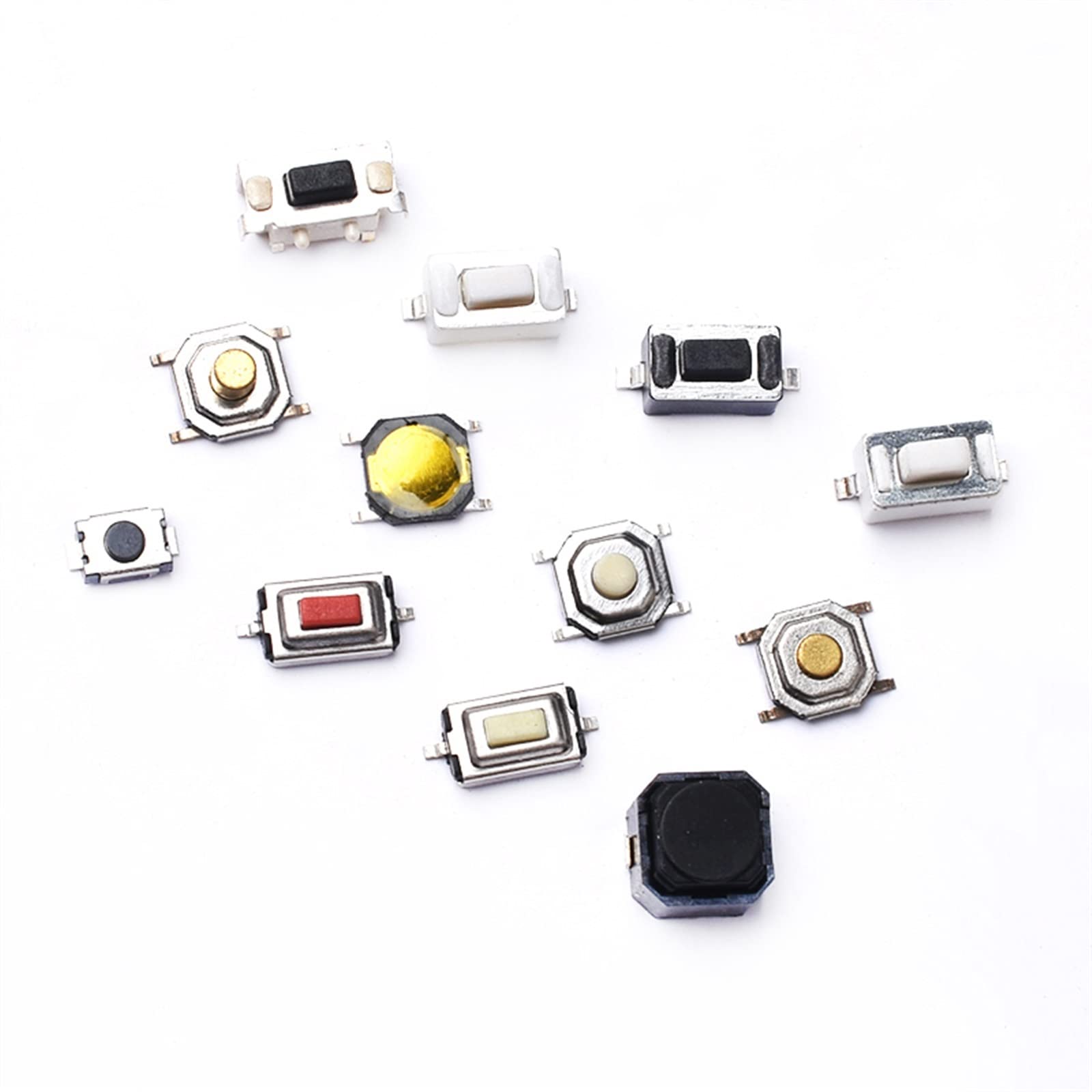 Micro interrupteur tactile 4x4x3.0mm à clic silencieux et fluide