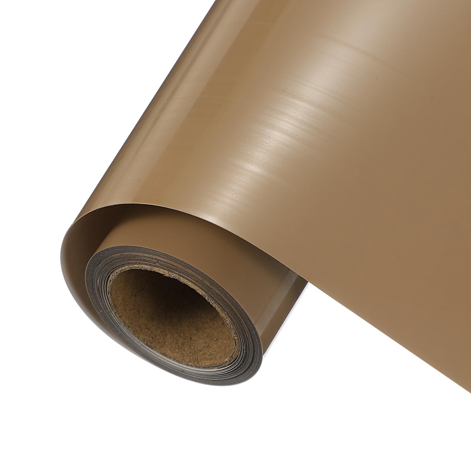 sourcing map Brown Heat Transfer Vinyl, 10 Inch x 8ft Iron-on Vinyl Roll for Decal Cutting Signs Scrapbooking DIY Craft Home Decoration