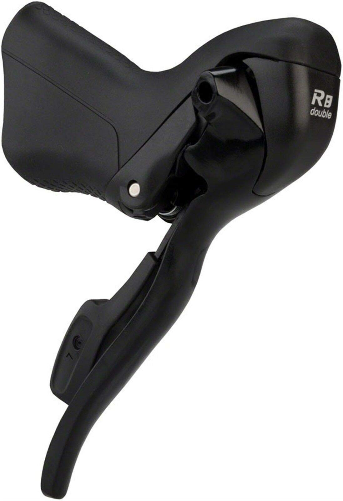 microSHIFT R8 2-Speed Left Drop Bar Lever Shimano Compatible Black