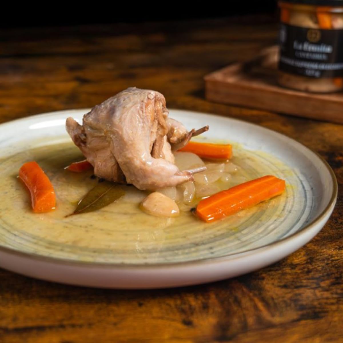 LA ERMITA Codorniz Suprema en Escabeche, Receta Tradicional con Aceite de Oliva y Especias, Lista para Comer, Sin Gluten, Conserva Tarro de Vidrio, Para Aperitivos y Ensaladas 325 g (Pack 4 unidades)