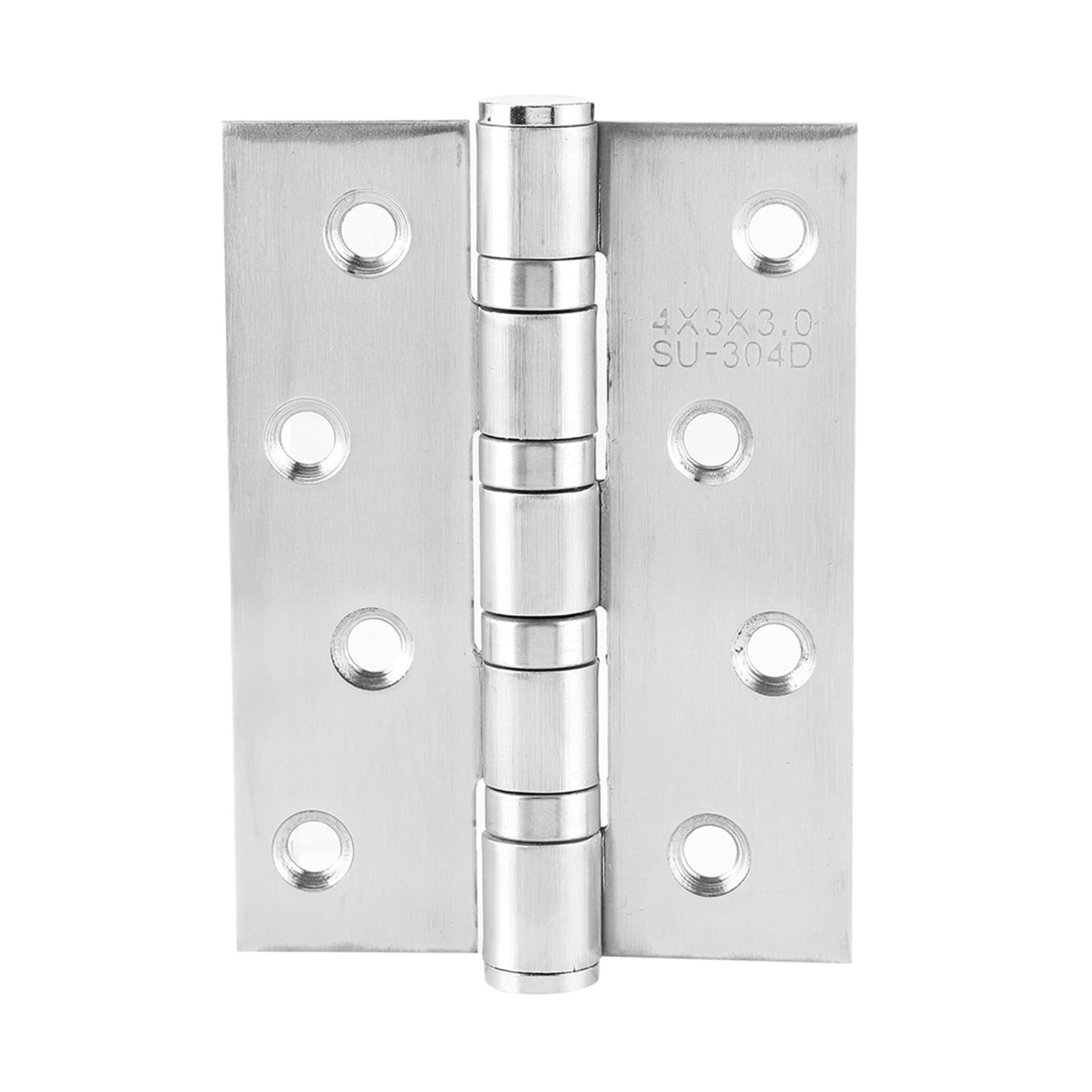 Nvsfzgiyg One Color Cabinet Butt Hinge,Folding Door,Stainless Steel Brushed Household Home Furniture Hardware Accessories 4Inchx3cmx3mm