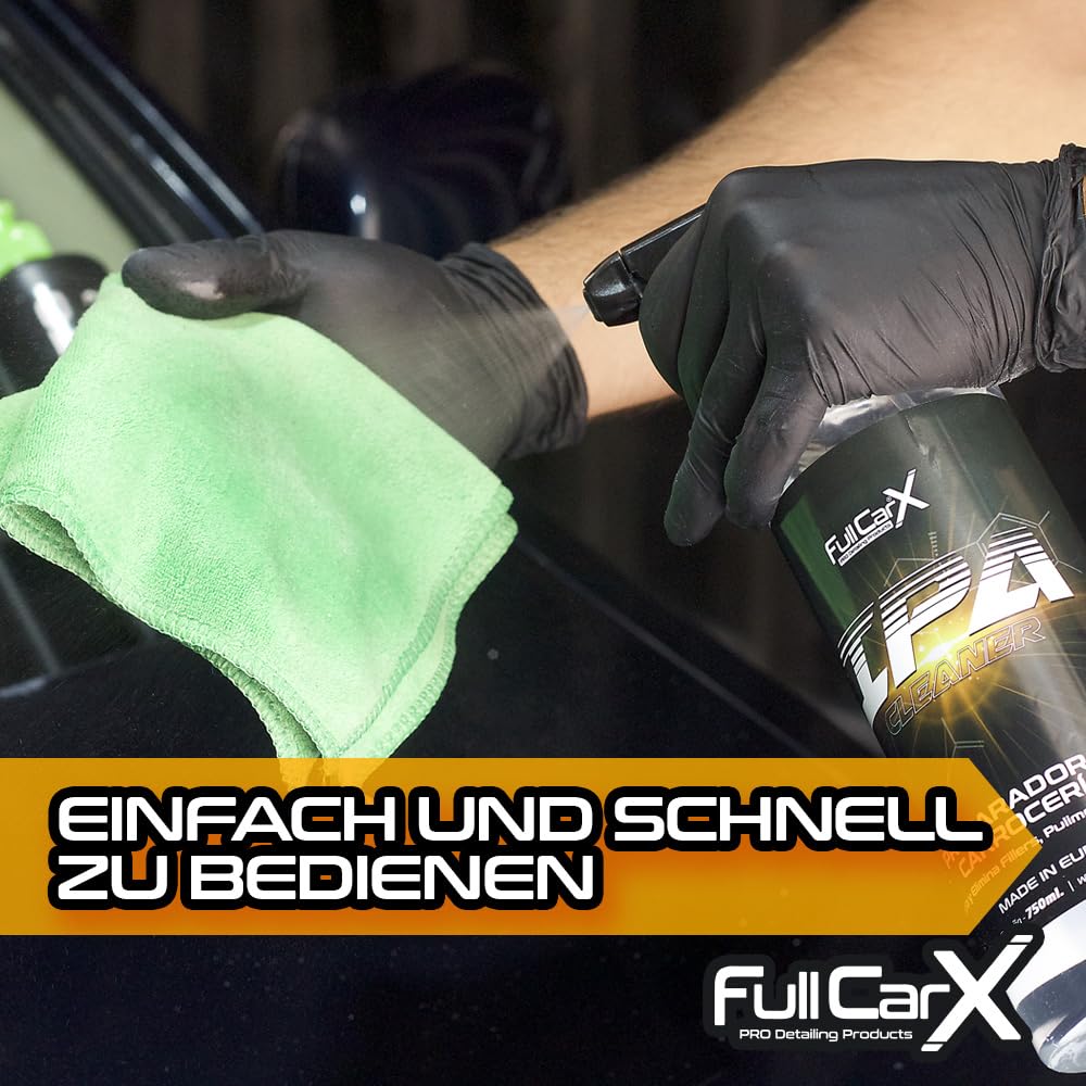 FULLCARX IPA 5L Isopropylalkohol Auto Karosserie Vorbereiter, Reiniger Entfetter, Entfernt Reste von Autopolitur, Schmutz, Wachsen und Klebstoffen, Reinigung Detailing Professionelles Produkt