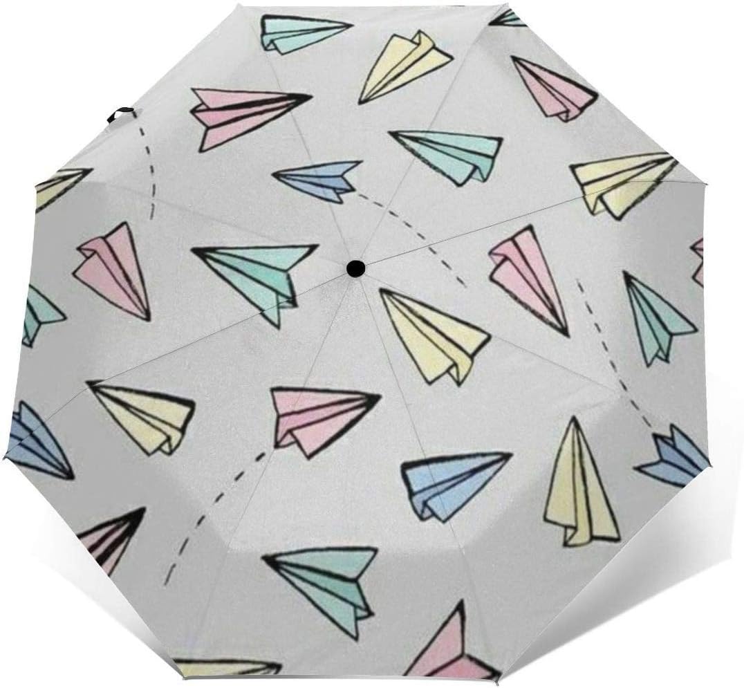 ALNANI Water Repellent Automatic Umbrellas for Kids Women
