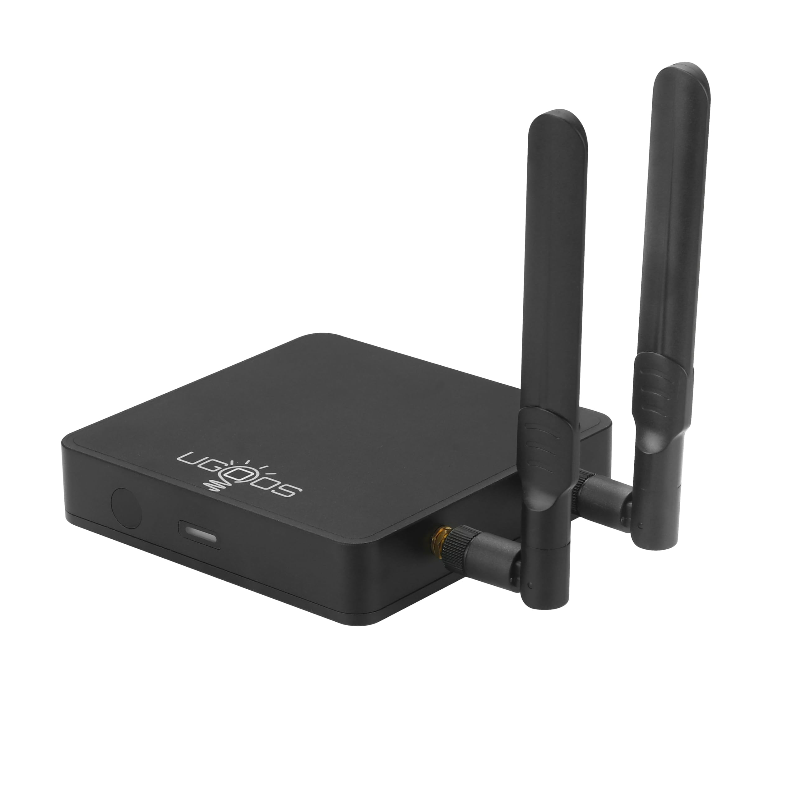 Ugoos AM9 PRO TV-Box mit Android 14.0, Amlogic S905X5-J Prozessor, 4 GB RAM, 64 GB ROM, Dual-WLAN (2,4 GHz/5 GHz), Ethernet (1000 Mbit/s), USB 3.0, Bluetooth 5.3, AV1-, VP9-, H.265- und 4K HDR Box