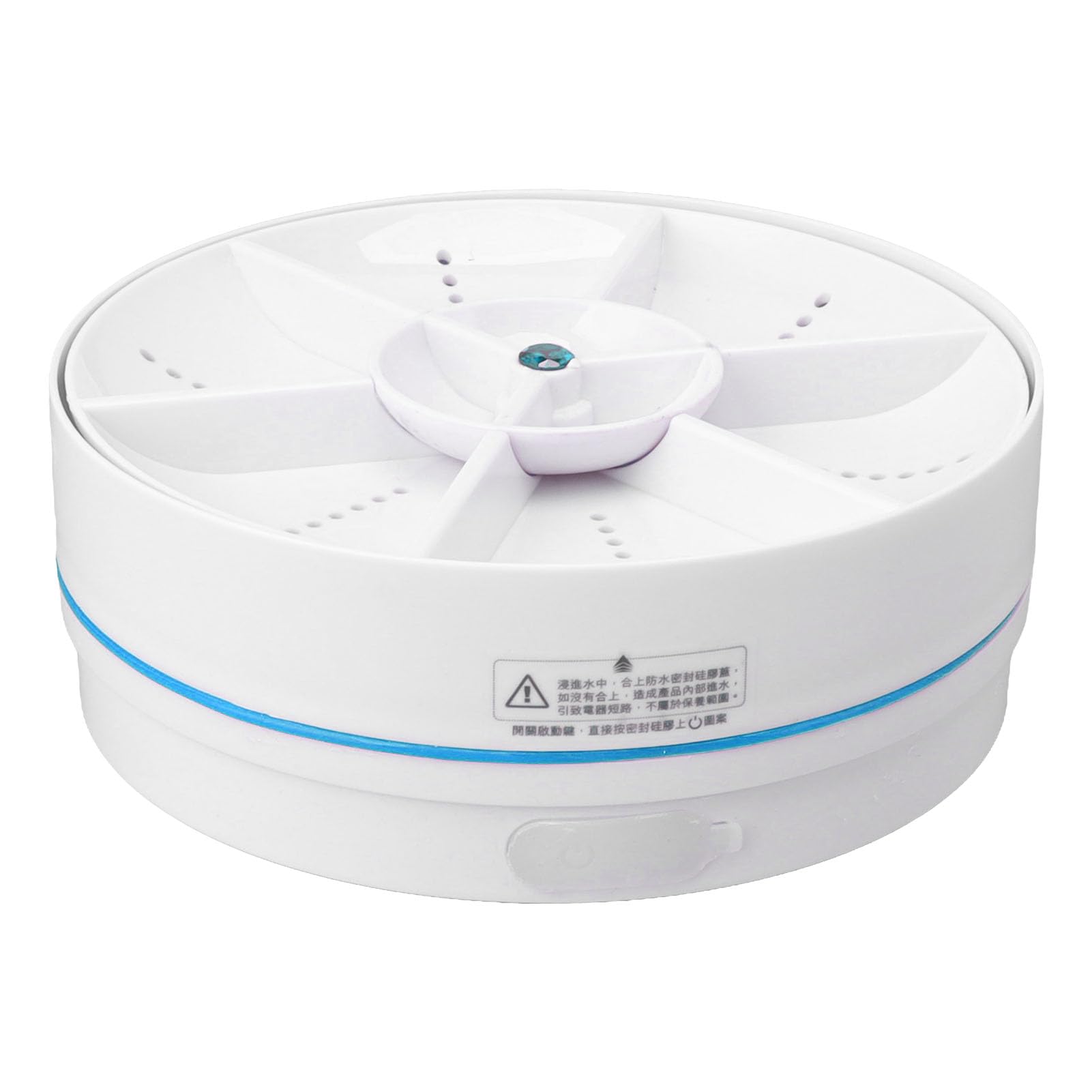 Lave-vaisselle sans fil, installation sans pression, jet d'eau, haute vitesse, vibration, arrêt temporisé, mini lave-vaisselle portable ABS 18 W pour voyage (bleu)