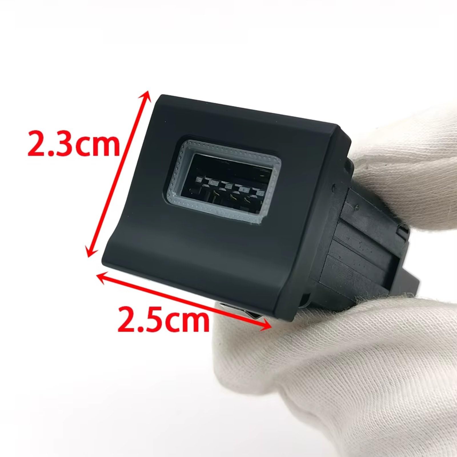 Auto USB Port Center Kompatibel Mit VW Für Polo 2014 2015 2016 Auto Schnellladeadapter QC3.0 Für Ladegerät Buchse Steckdose Schalter USB-Ladeanschluss