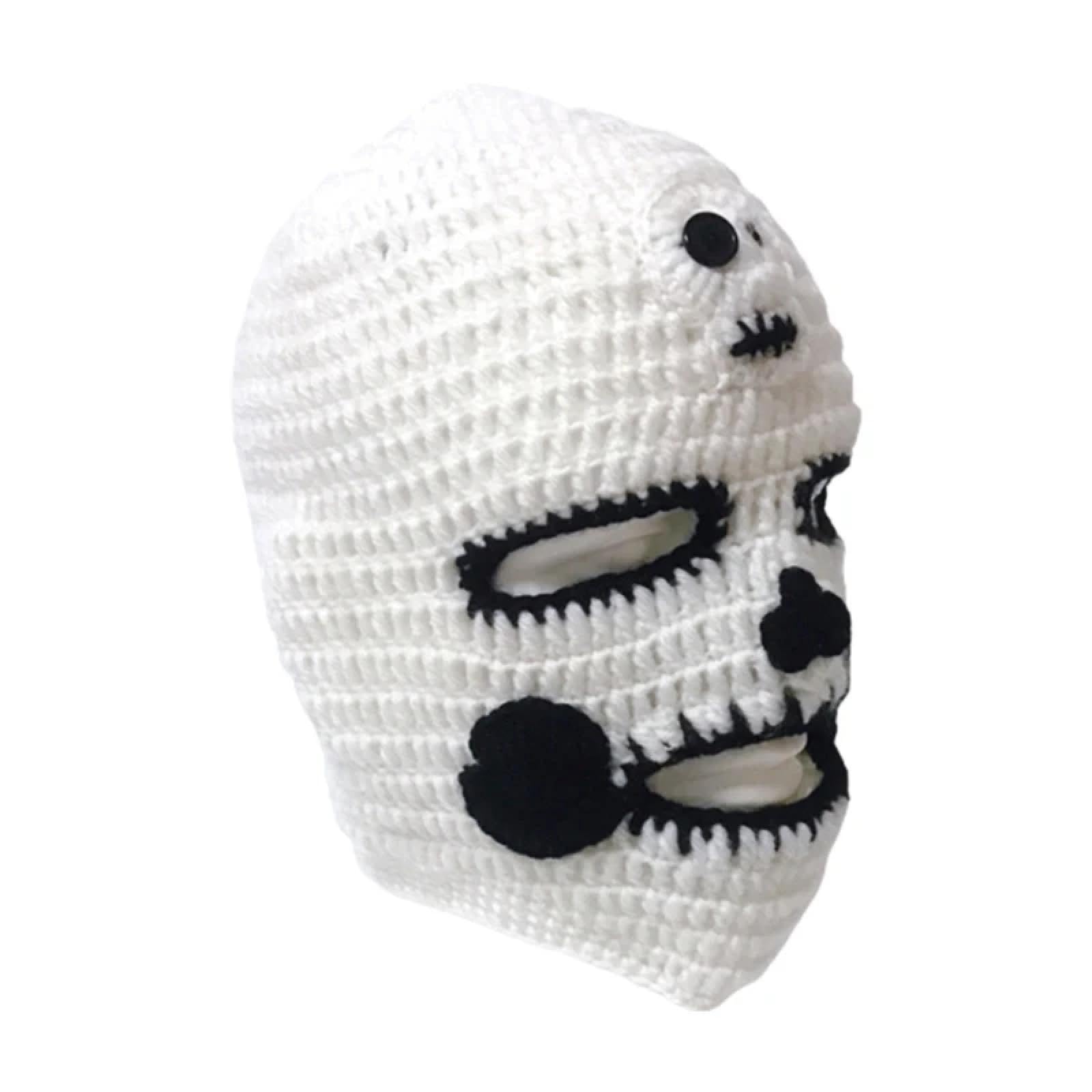 Strickmützen Hüte Mützen Caps Beanie Einfache Warme Totenkopf Strickmütze Handgemacht Warm