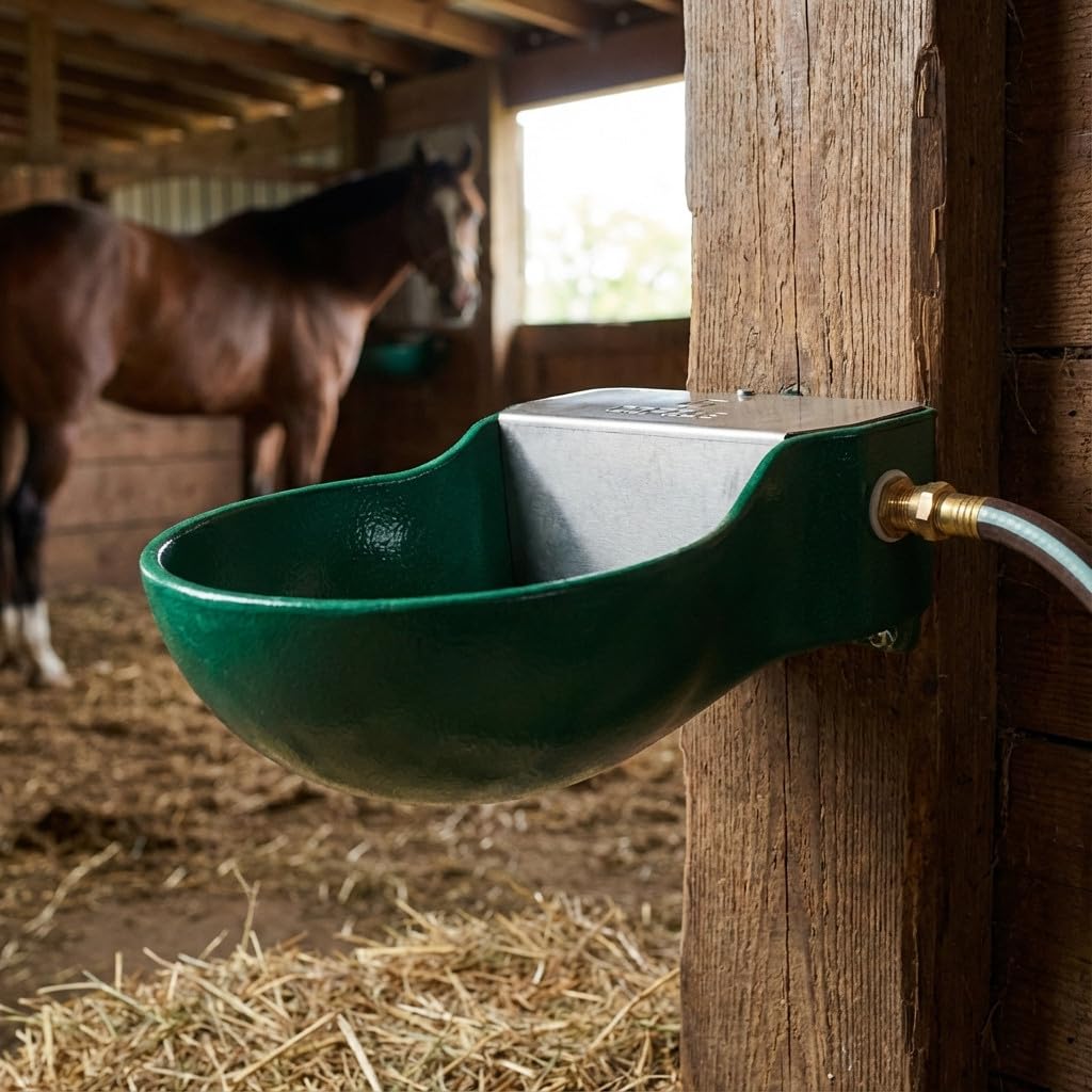 Suinga Bebedero Automático para Ganado de Acero Inoxidable 20x30x12 cm – Bebedero con Boya para Perros, Caballos Oveja