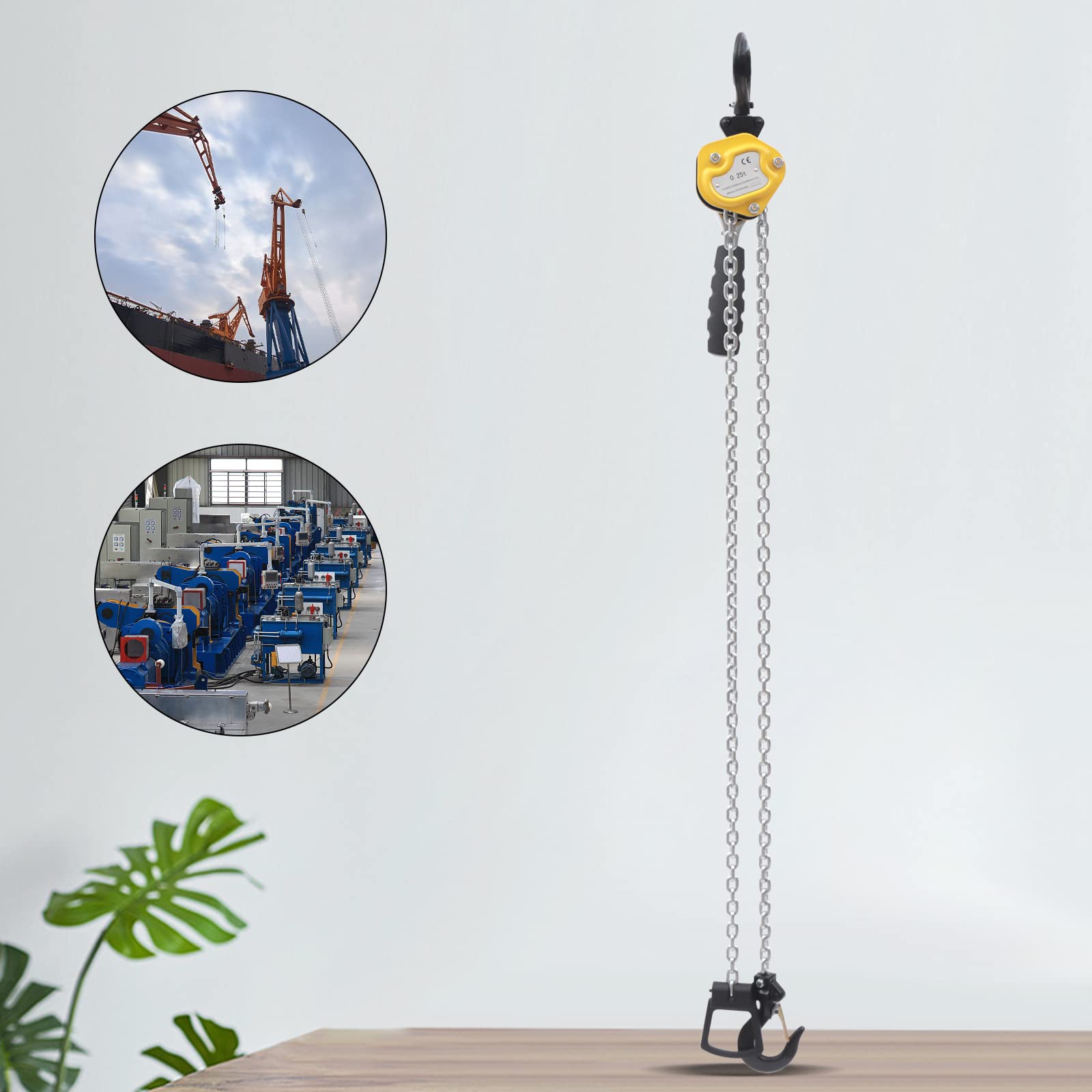 Mini Hebelzug 0.25 Tonnen Hubkraft Kettenzug Ratschenzug Kettenzug fur Lager Automobil Maschinen Tragbares Hebezeug aus Robustem Eisen G80 Stahl Hebegerat Profi