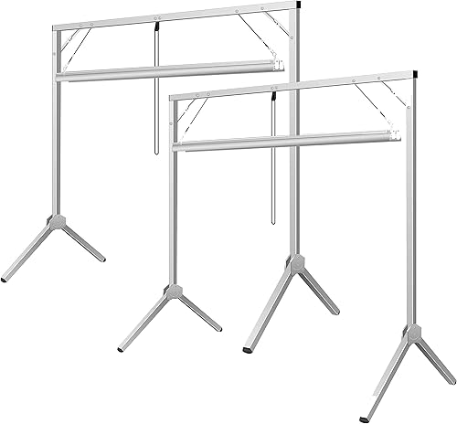 iPower Paquete de 2 sistemas de luz LED de 4 pies con 2 bombillas, soporte plegable para cultivo de plantas en interiores, 70 W