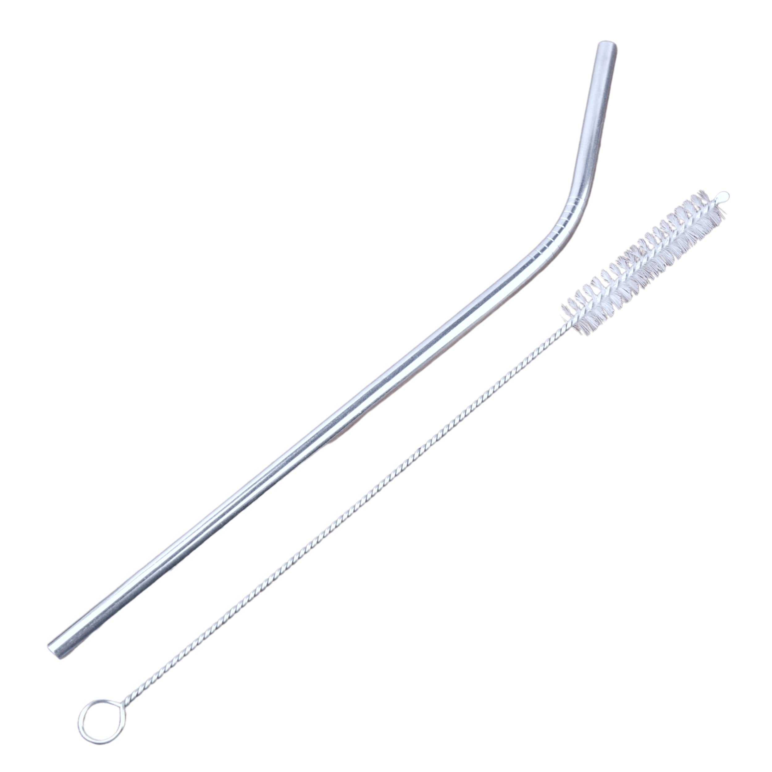 Onebttl Reusable Stainless Steel Metal Straw for Tumblers, Cleaning Brush Included, 1 Pack