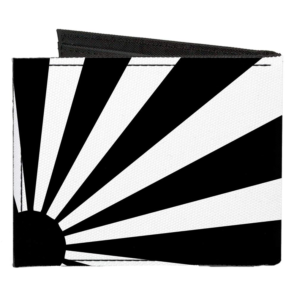Buckle-Down Men's Standard Canvas Bifold Wallet Rising Sun, 4.0