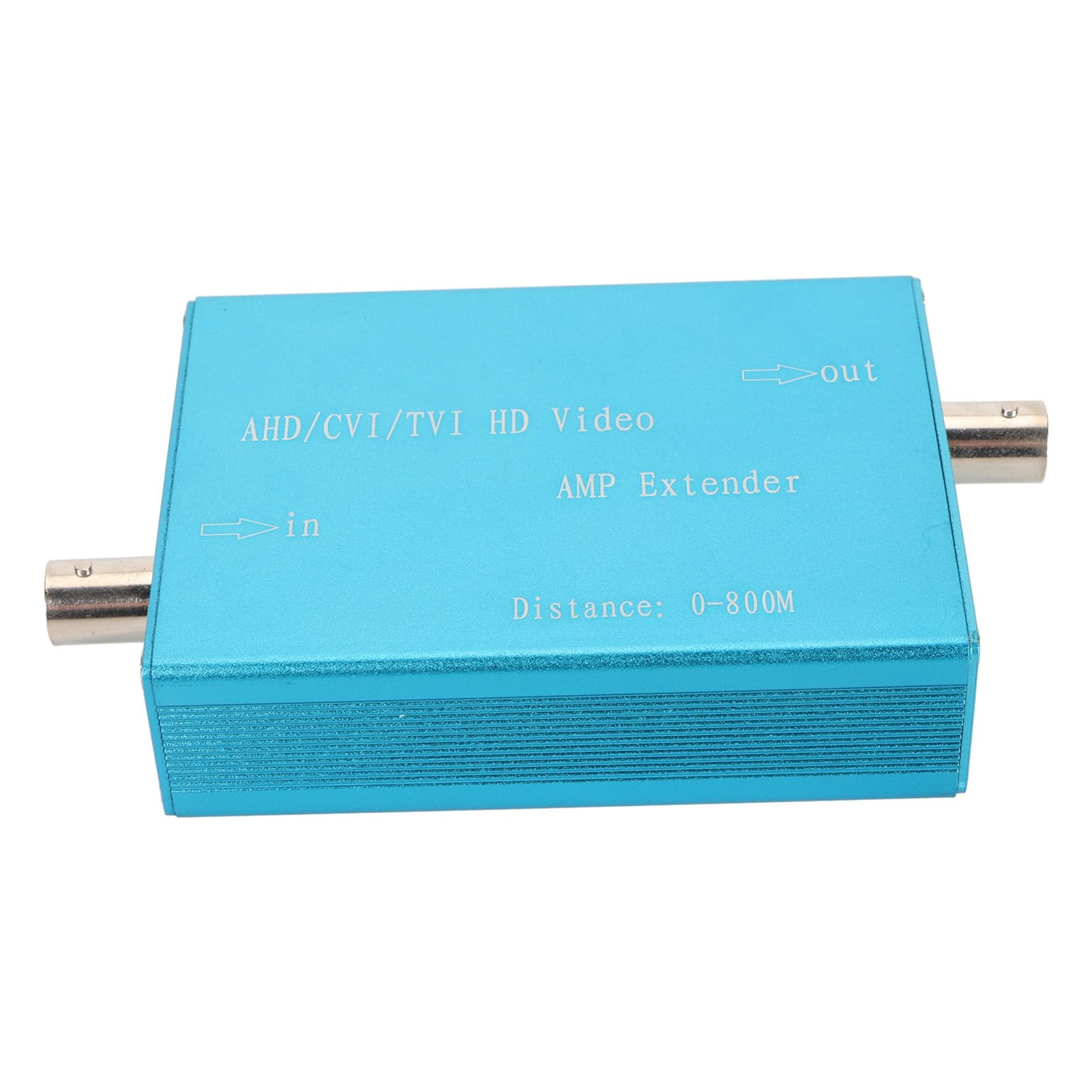 Amplificatore Video HD AHD, Porte Coassiali BNC HD 4 in 8 Uscite, Ripetitore Ripetitore Segnale 4K2K 18 Gbps, Custodia in Lega di Alluminio, Supporta AHD CVI TVI