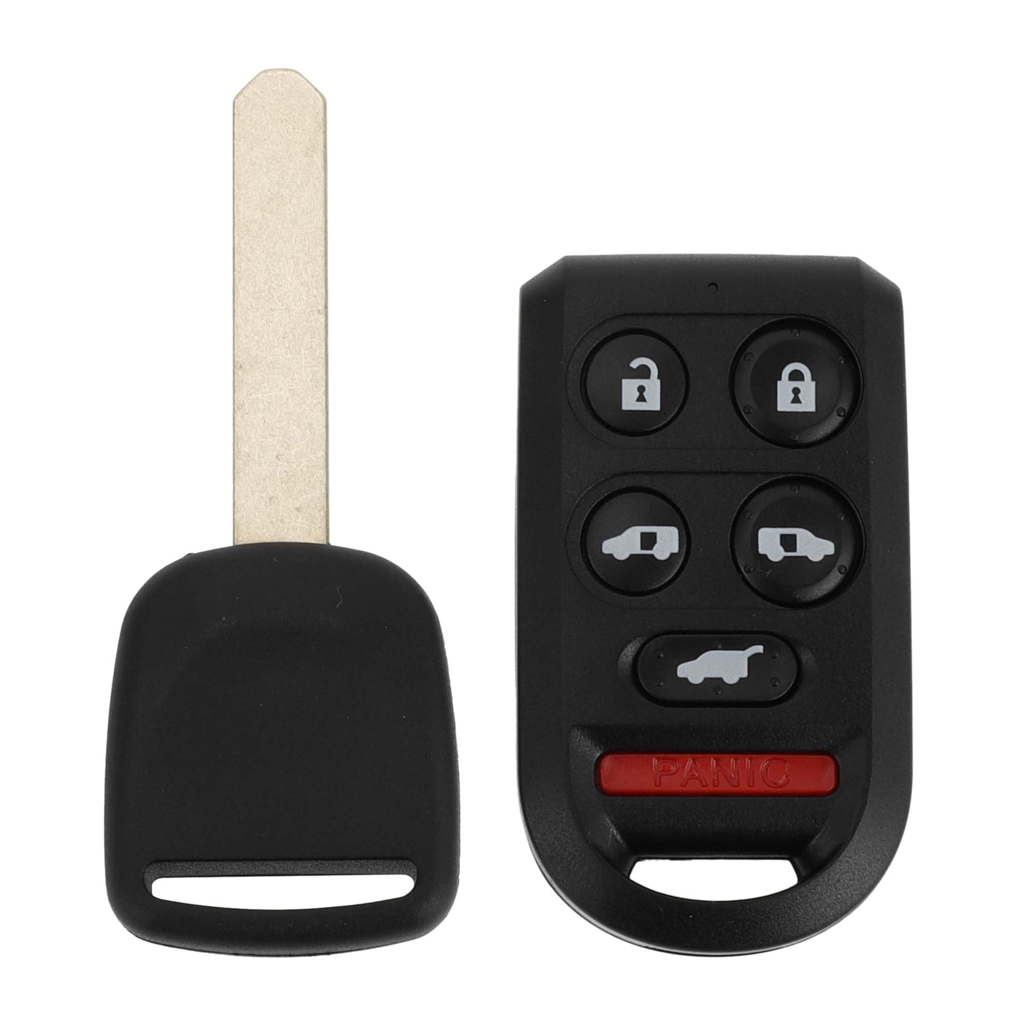 X AUTOHAUX 313.8MHz OUCG8D-399H-A Keyless Entry Remote Ignition Transponder Key Fob for Honda Odyssey Touring 2005-2010 46 Chip 6 Buttons