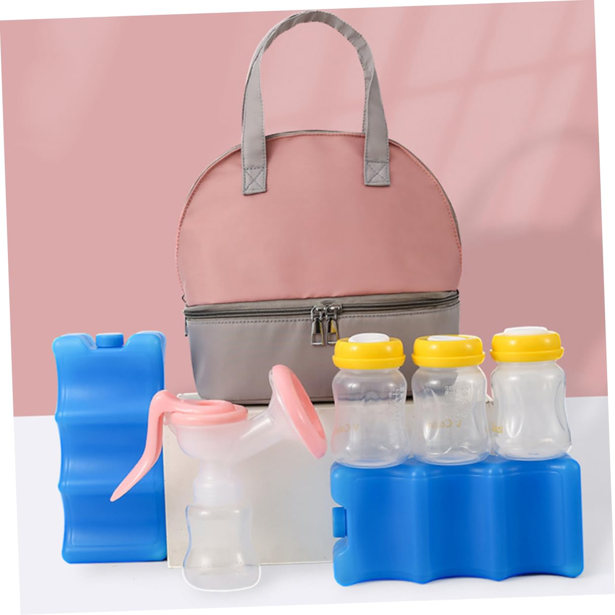 TOYANDONA 3pièces Portable pour Conservation du Lait Maternel De Rangement Étanche avec Double pour Mères Déplacement