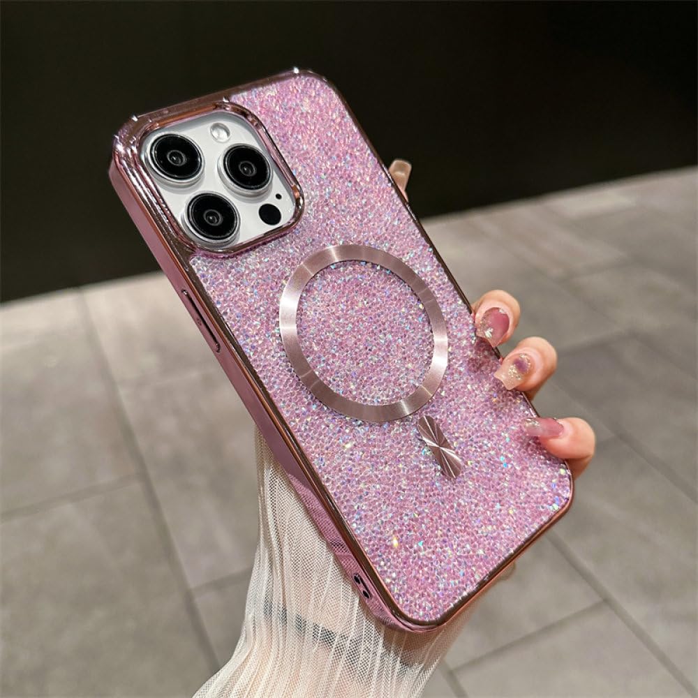 Coque antichoc iPhone 13 magnétique rose résout les risques de chutes - 6