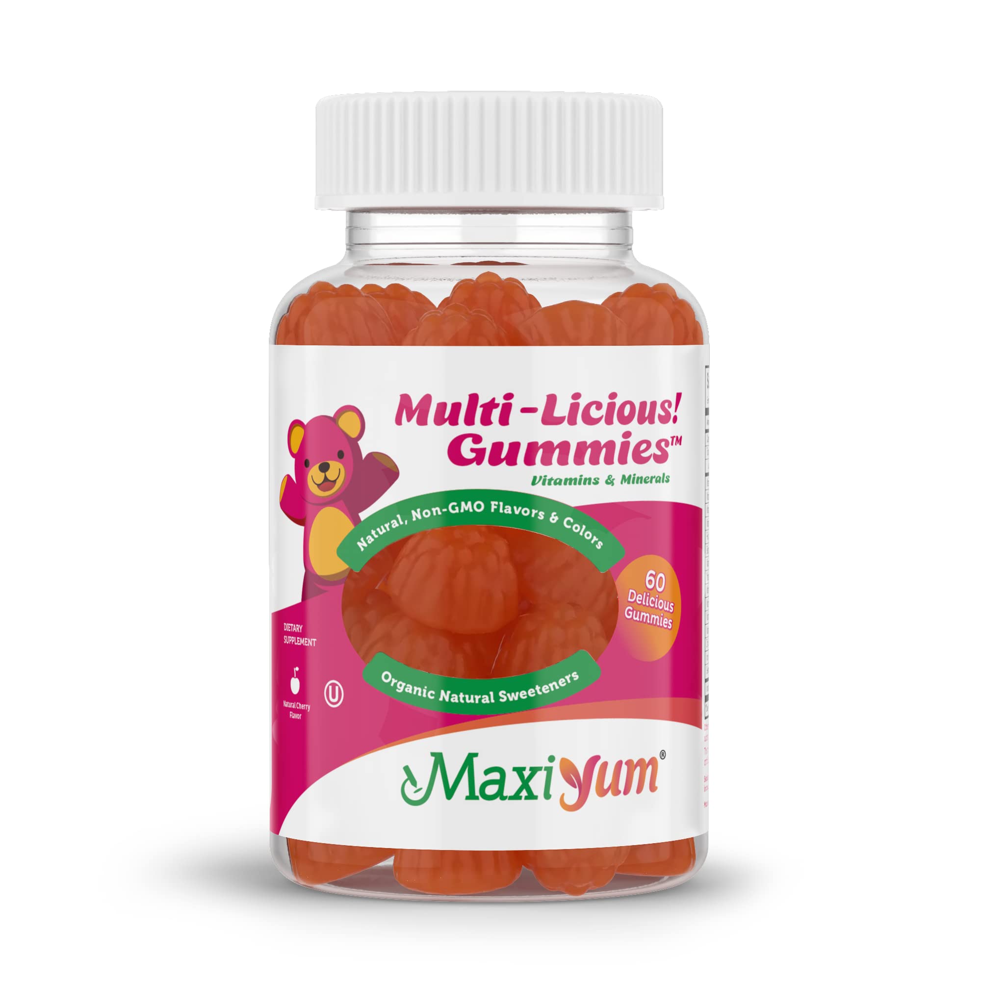 Buy Multivitamin Gummies Vitamins for Adults & Kids Cherry Flavored