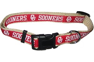 Oklahoma Sooners College Dog Collar - Show Your Team Spirit with Style