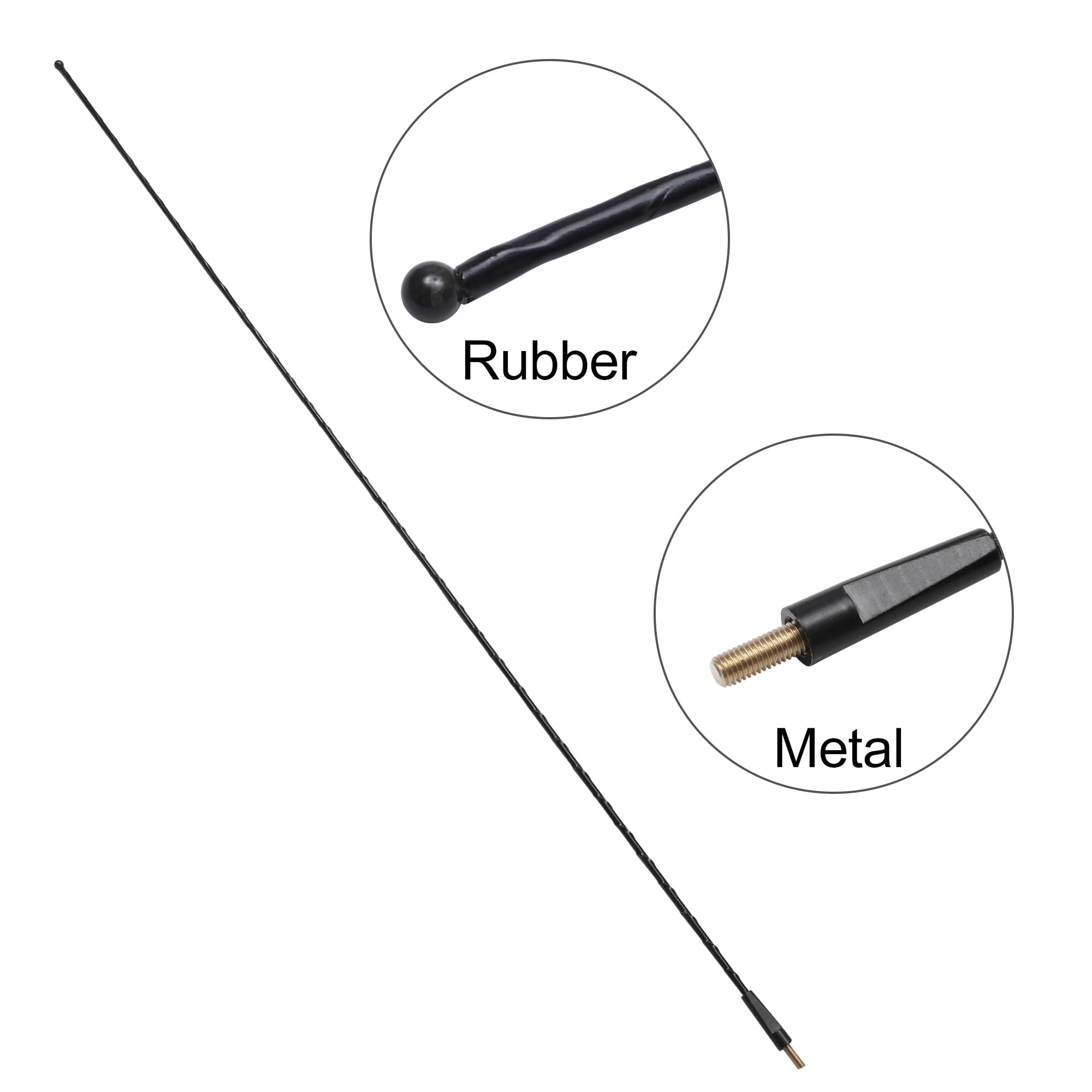 Rubber Car Antenna For Nissan Frontier 1998-2019 - DC 12V AM/FM Radio Replacement