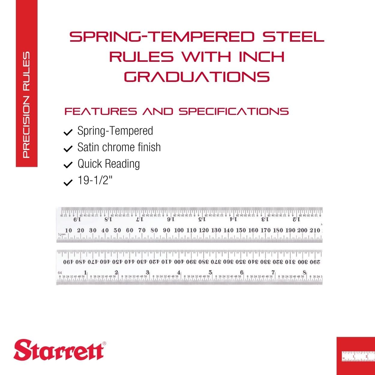 Starrett C636-500 - Regla (500 mm)
