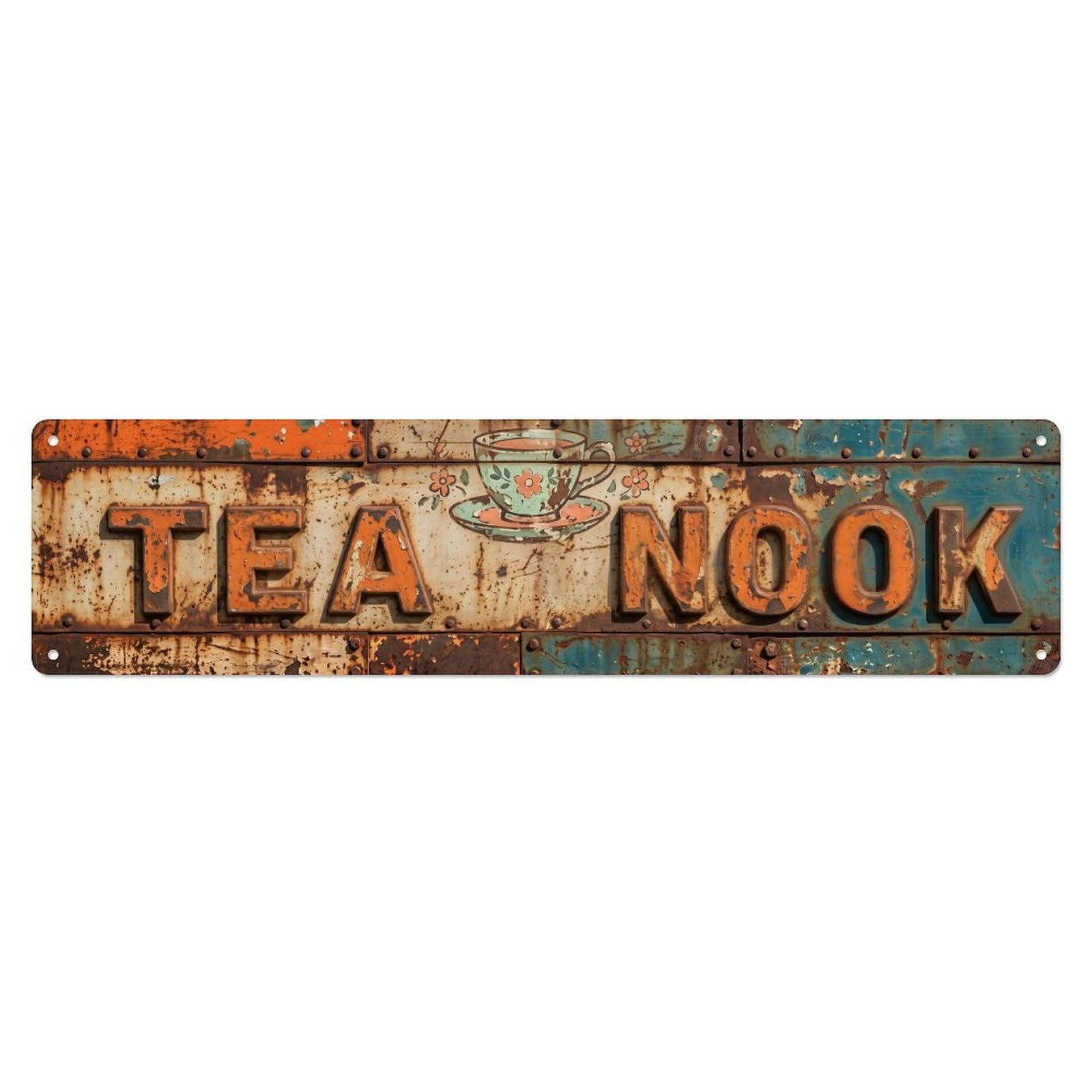 Tea Nook Kitchen Wall Metal Tin Sign